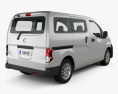 Nissan NV200 combi with HQ interior 2014 3d model back view