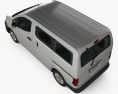 Nissan NV200 combi 带内饰 2014 3D模型 顶视图
