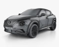 Nissan Juke 2022 Modello 3D wire render