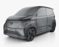Nissan IMk 2020 3d model wire render