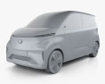 Nissan IMk 2020 3d model clay render