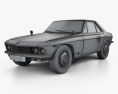 Nissan Silvia 1965 3D模型 wire render