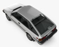 Nissan Sentra 1983 3D-Modell Draufsicht
