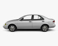 Nissan Sentra 2002 3D 모델  side view
