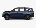 Nissan Patrol Ti 2023 3D模型 侧视图