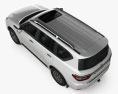 Nissan Patrol Ti L 2023 3D 모델  top view