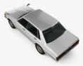 Nissan Cedric Berlina 1979 Modello 3D vista dall'alto