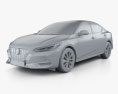 Nissan Sentra SL 2023 3D-Modell clay render