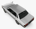 Nissan Cedric Berlina 1984 Modello 3D vista dall'alto
