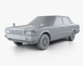 Nissan Cedric 轿车 1984 3D模型 clay render