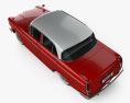 Nissan Cedric 1500 Deluxe 轿车 1960 3D模型 顶视图
