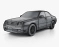 Nissan Cedric 세단 2004 3D 모델  wire render