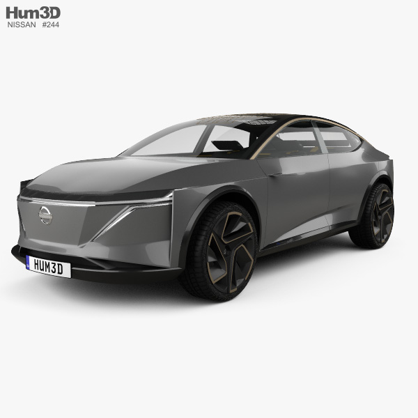 Nissan IMs mit Innenraum 2021 3D-Modell