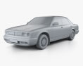 Nissan Cedric sedan 1995 3D-Modell clay render