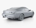 Nissan 180SX с детальным интерьером 1994 3D модель