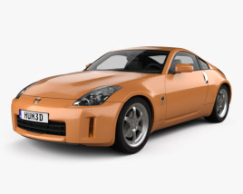 Nissan 350Z with HQ interior 2009 3d model