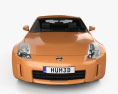 Nissan 350Z with HQ interior 2009 3d model front view
