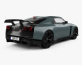 Nissan GT-R50 2021 3D-Modell Rückansicht