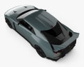 Nissan GT-R50 2021 3D-Modell Draufsicht