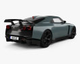 Nissan GT-R50 with HQ interior 2021 3d model back view
