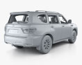 Nissan Patrol Ti L con interior 2023 Modelo 3D