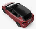 Nissan Tiida 2024 3D模型 顶视图