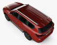 Nissan XTerra Platinum 2020 3D-Modell Draufsicht