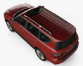 Nissan Armada 2024 3D 모델  top view