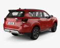 Nissan X-Terra Platinum с детальным интерьером 2020 3D модель back view