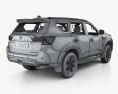 Nissan X-Terra Platinum з детальним інтер'єром 2020 3D модель