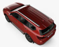 Nissan X-Terra Platinum con interior 2020 Modelo 3D vista superior