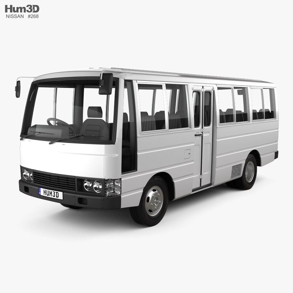 Nissan Civilian bus 1984 3D model