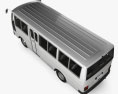 Nissan Civilian Bus 1984 3D-Modell Draufsicht