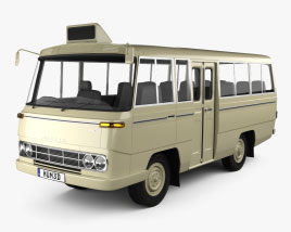 Nissan Echo bus 1969 3D model