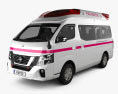 Nissan NV350 Ambulanza 2024 Modello 3D