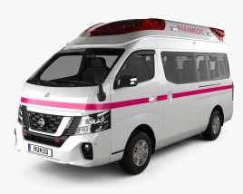 Nissan NV350 Ambulância 2021 Modelo 3d