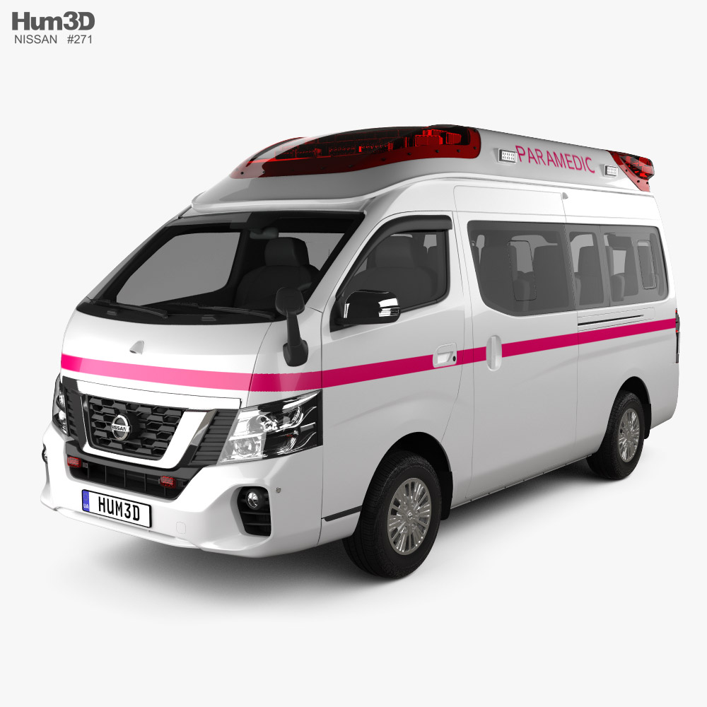 Nissan NV350 Ambulance 2024 3D model