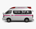 Nissan NV350 Ambulanza 2024 Modello 3D vista laterale