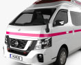 Nissan NV350 Ambulancia 2024 Modelo 3D