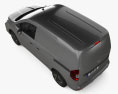 Nissan Townstar  Van 2024 3D-Modell Draufsicht