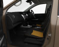 Nissan Navara Cabina Doble con interior 2015 Modelo 3D seats