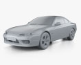 Nissan Silvia Spec-R 2002 Modello 3D clay render