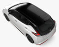 Nissan Leaf Nismo 2021 3D-Modell Draufsicht