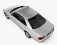 Nissan Laurel 2000 3D模型 顶视图