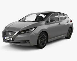 Nissan Leaf 2024 3D模型