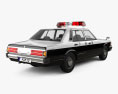 Nissan Cedric 警察 轿车 1982 3D模型 后视图