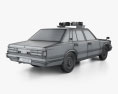 Nissan Cedric Polizia Berlina 1982 Modello 3D