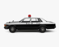 Nissan Cedric Polizei sedan 1982 3D-Modell Seitenansicht
