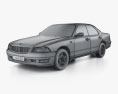Nissan Leopard 1999 3Dモデル wire render