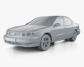 Nissan Maxima QX 2003 Modello 3D clay render